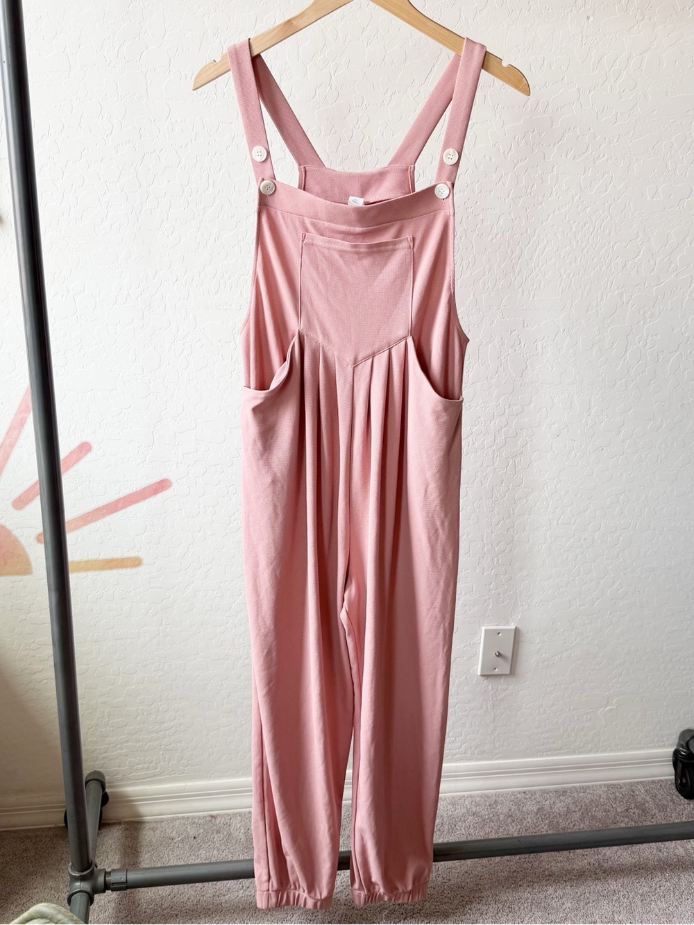 HALARA Pockets Waffle Casual Jogger Overalls - Picture 3 of 7